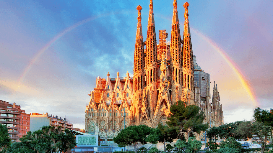 the Sagrada Família