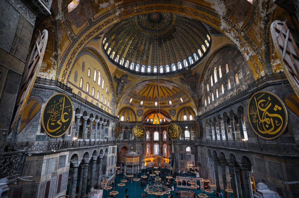 the Hagia Sophia, Istanbul
